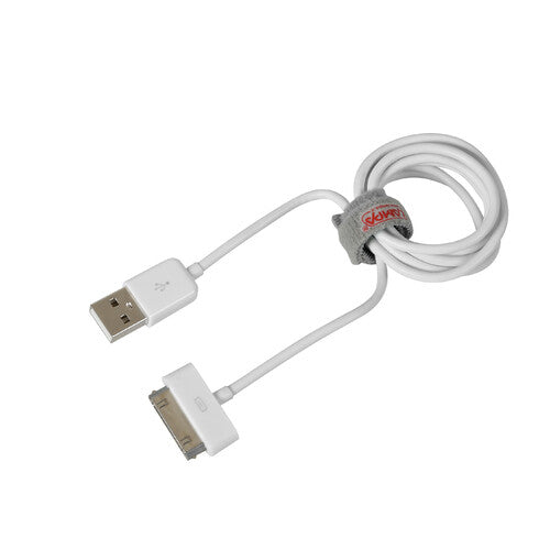 USB Cable > Apple Dock 30 Pin - 100 cm - White