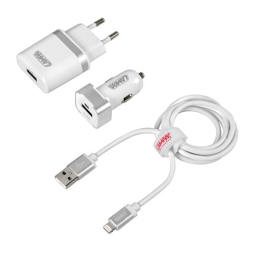 Lampa Kit 3 in 1 Lightning - Fast Charge - 12/24V + 230V