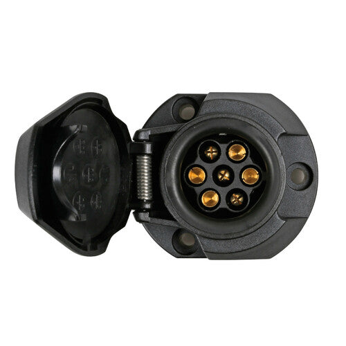 Lamp 7-pin socket + 1 rear fog light contact