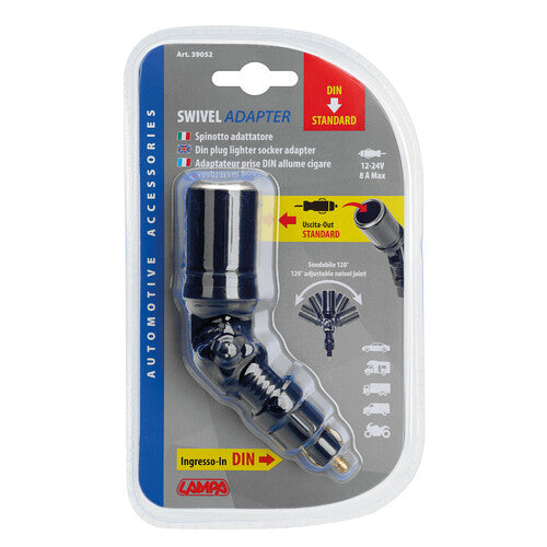 Lampa Presa corrente snodabile 120, 12/24V