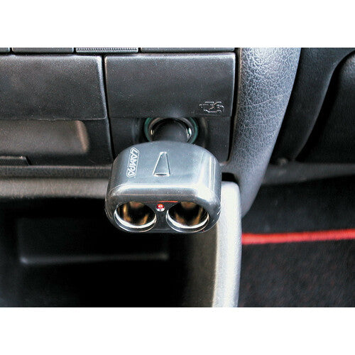 Lampen-Doppelsteckdose 12/24V 9062