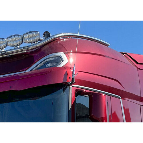 Lampa Staffa per antenna CB - Attacco su visiera parasole - compatibile per Daf XF (06/21>) - Daf XG (06/21>) 3CB100