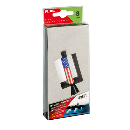Bandera de piloto, vástago de antena - 8 cm - EE. UU.