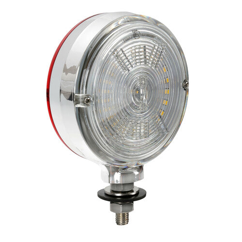 Lámpara decorativa Loki-Star, doble función, 54 LED, 12/24 V, rojo/blanco 41462