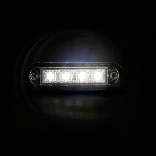 Lampa Premium, luce a 4 led, montaggio ad incasso, 12/24V - Bianco 41495