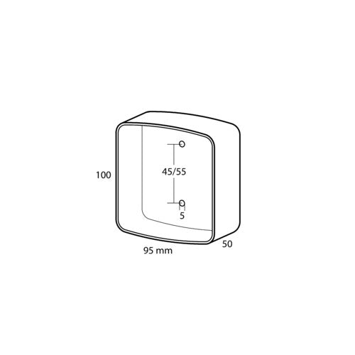 Lampa Basic, 3-function rear light 12V