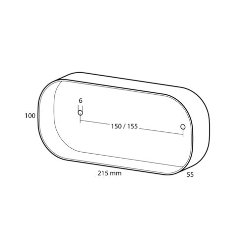 Lampa Europa, fanale posteriore 6 funzioni 12V - Destro