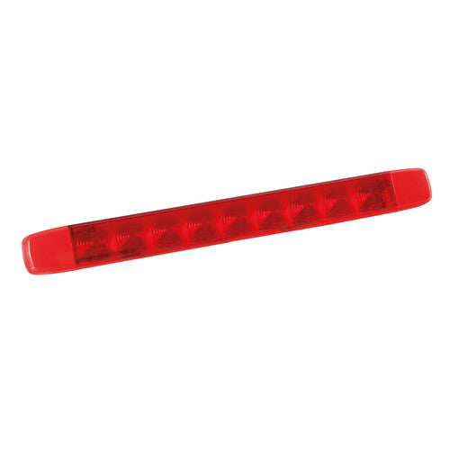 Illumi, luce ingombro a 9 Led, montaggio in superficie, 12/24V Rosso 2 funzioni