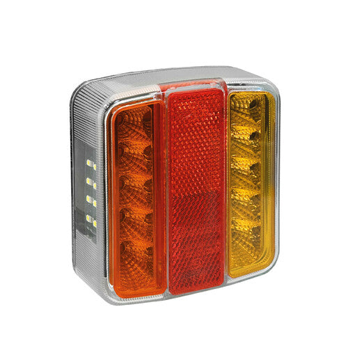 Lampa Rear Led 2, fanale posteriore a Led, 5 funzioni, 12/24V 41556