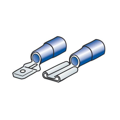 Kit de lámpara de 40 terminales planos - Azul 45052