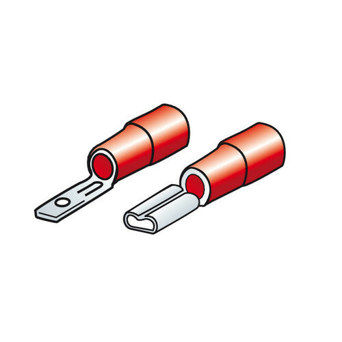 Lampa Kit 20 terminali-capicorda piatti - Rosso 45055