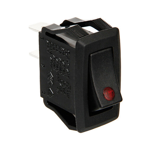 Lampa Micro interruttore con spia a Led - 12/24V - Rosso 45541