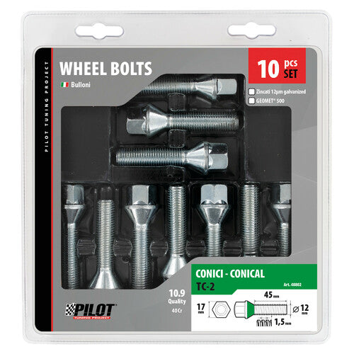 Pilot Set 10 bulloni conici - TC2 - D/Blister