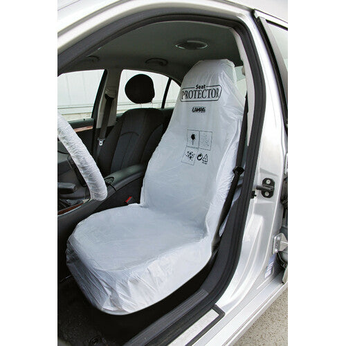 Lámpara protectora de asiento de PE, dispensador de 100 piezas 53000