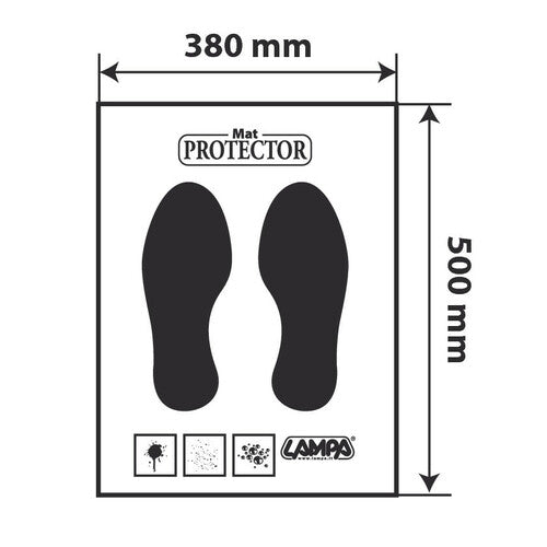 Lampa Protezione moquette in carta, dispenser 200 pz 53001