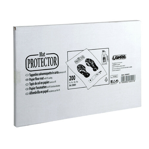 Papier-Teppichschutzlampe, 200-Stück-Spender 53001