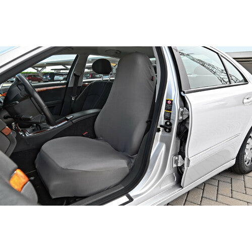 Funda elástica para asiento delantero Lampa Quick Cover, gris 53231