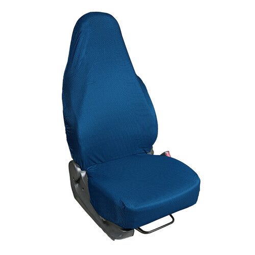 Funda elástica para asiento delantero Lampa Easy Cover, color azul 53236