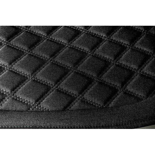 Pilot Venice pair of seat covers made of cool polyester techno-linen fabric in Black