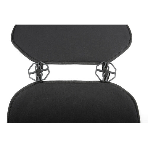 Pilot Venice pair of seat covers made of cool polyester techno-linen fabric in Black