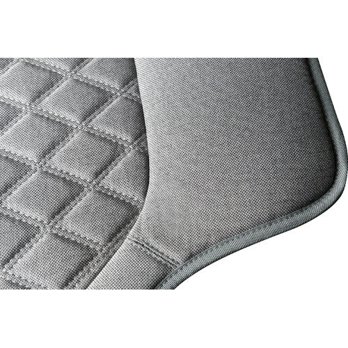 Pilot Venice pair of seat covers made of cool polyester techno-linen fabric in Grey