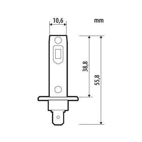 Pilot 12V Halo Led Venus Series Quick-Fit - (H1) - 10W - P14,5s - 1 pz - Scatola