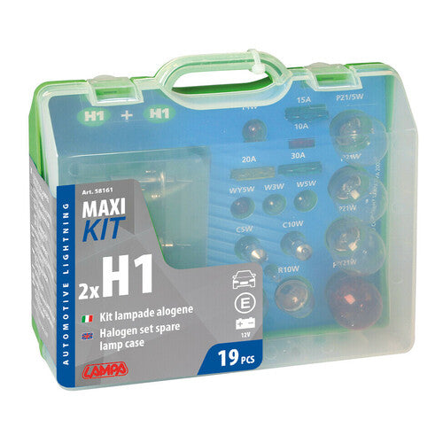 Kit de lámparas de repuesto (19 unidades), halógenas (2x H1 - 12 V) 58161
