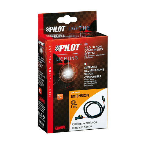 Pilot Cablaggio prolunga lampade Xenon - 1 m