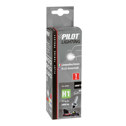 Pilot 12/24V HID Xenon Bulb 6,000K - H1 - 1 pc - Box