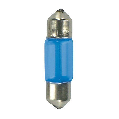 Pilot 12V Lampada siluro Blu-Xe - 8x28 mm - 15W - SV7-8 - 2 pz - D/Blister