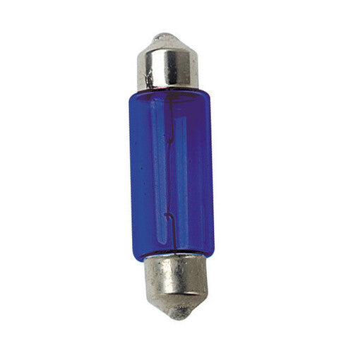 12V Torpedo Lamp (C5W) 11x35 mm 5W SV8.5-8 2 pcs D/Blister Blue