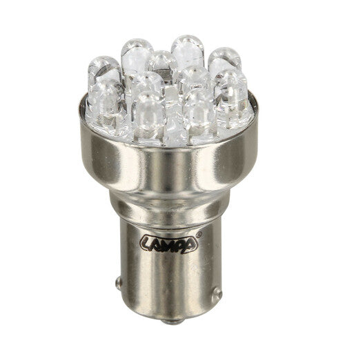 Lámpara piloto multiled de 12 V, 11 leds (PY21W), BAU15s, 1 unidad, caja, color naranja