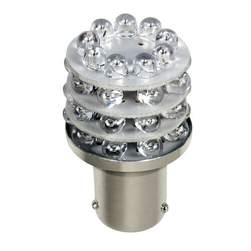 Pilot 12V LED-Mehrfachlampe 36 LEDs - (P21/5W) - BAY15d - 1 Stück - Verpackung - Rot