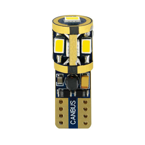 Pilot 10-32V Mega-Led 9 9 SMD x 1 chip T10 W2,1x9,5d 2 pcs White Resistance incl.