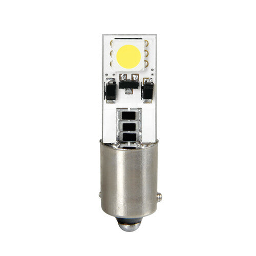 Pilot 12V Hyper-Led 6 2 SMD x 3 chips Bifocus BAX9s 2 pz Bianco Resistenza inc