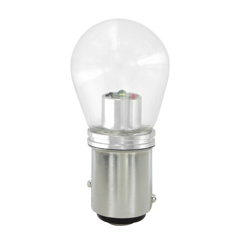 Piloto 9-32V Mega-Led 16 1 Smd x 16 chips (P21/5W) BAY15d 2 uds Caja blanca