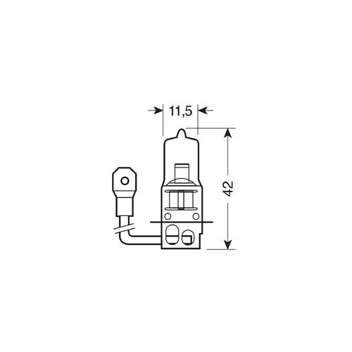 Pilot 12V Halogenlampe Xenon Ultra +90% Licht H3 55W PK22s 2 Stück Box