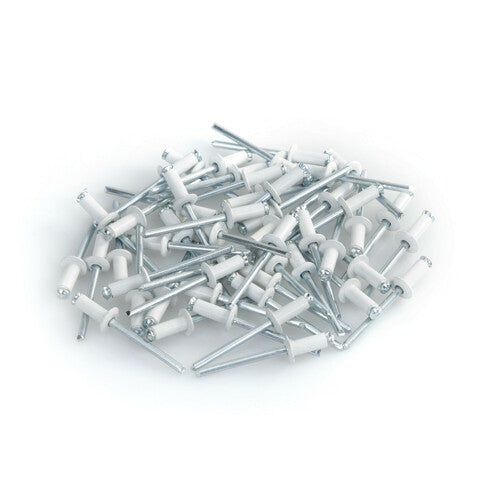Lampa Aluminium Rivets, set 50 rivetti Graf per portatarga - Bianco 59583