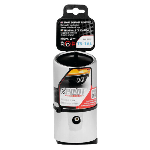 Pilot Terminale di scarico auto Taglio Diagonale TS-16 L
