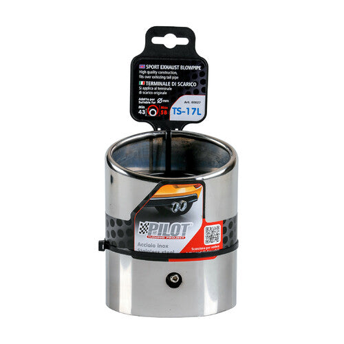 Pilot Terminale di scarico auto Taglio Diagonale TS-17 L