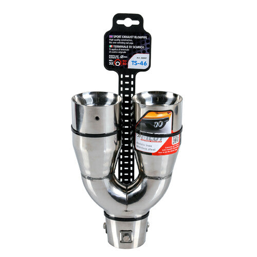 Punta de escape doble Pilot TS-46