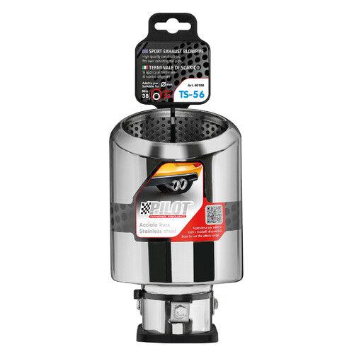 Pilot Terminale di scarico auto Taglio Diagonale TS-56