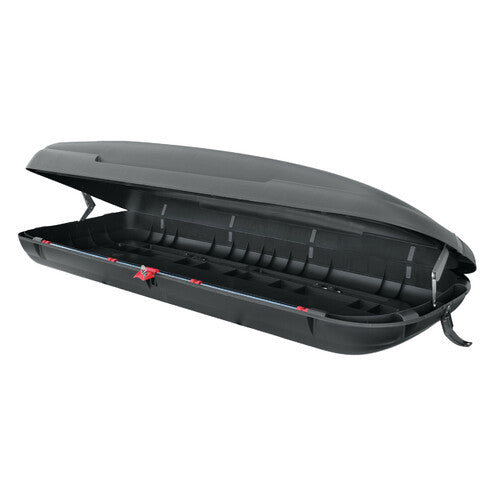 Grand-Prix Roof Box, Polypropylene, 480 Liters - Carbon Black