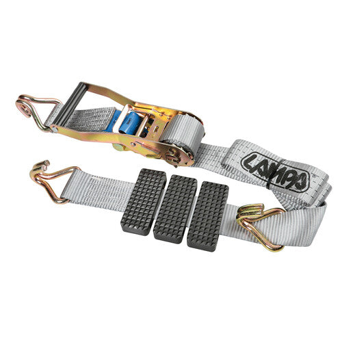 Lampa Spanngurt mit Ratsche für Autotransporter, Einzelhaken 3200 kg 5x250 cm