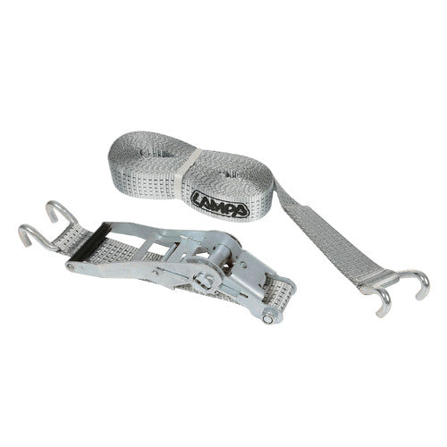 Lampa Tensioning Strap with Ratchet - Side Hook - 8.5 m