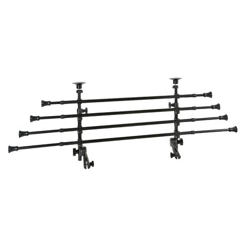 GRG-9 Rejilla divisoria telescópica compacta de 4 elementos con aplicación en reposacabezas 60426