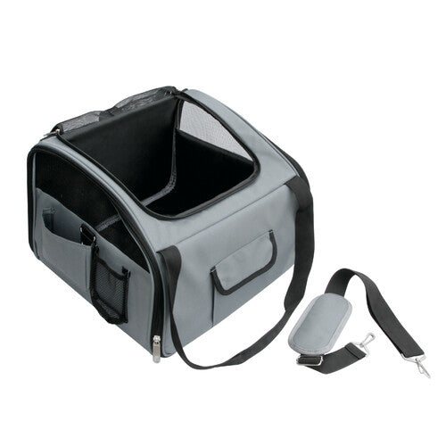 Asiento y transportín para mascotas Lampa, asiento delantero o trasero 60477