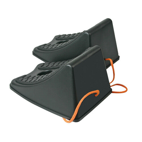 Lamp Pair of wheel chocks