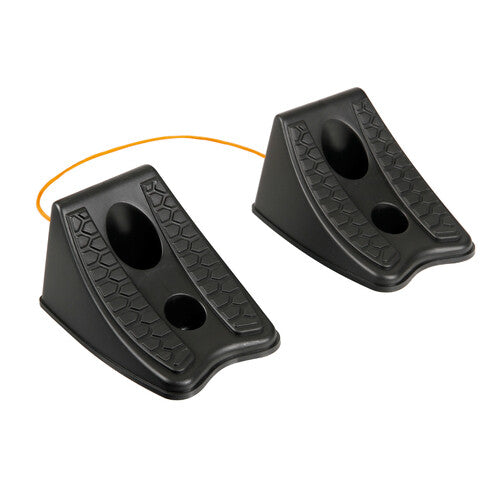 Lamp Pair of wheel chocks