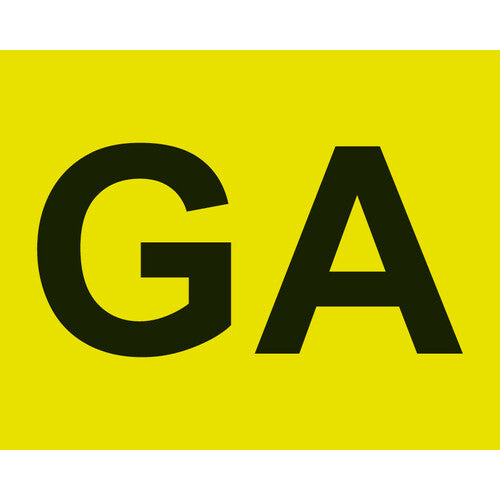 Lampa Contrassegno GA (Guida Accompagnata) - Anteriore